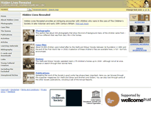 Tablet Screenshot of hiddenlives.org.uk